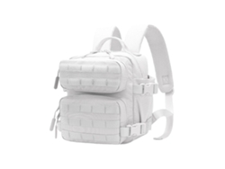 Mochila deportiva de 9 litros para camping, uso diario, multifuncional, ideal para gimnasio, viajes y escalada. Color blanco.