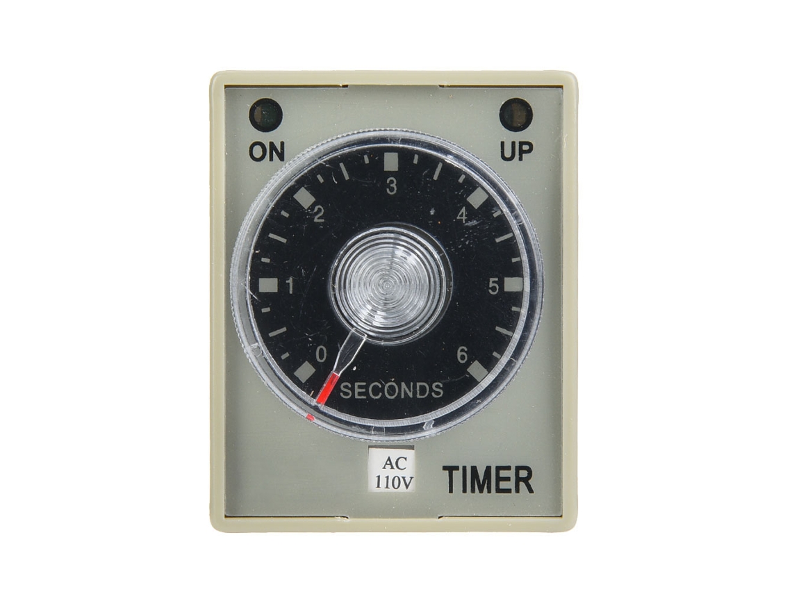 Relé De Tiempo 6s 8 Pines Timer Rail Din Para Equipos Mecánicos (ac110v)