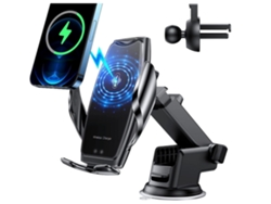 Cargador Carro Sem Fixação Sensor Inteligente Carregamento Rápido YIZHOOD Negro
