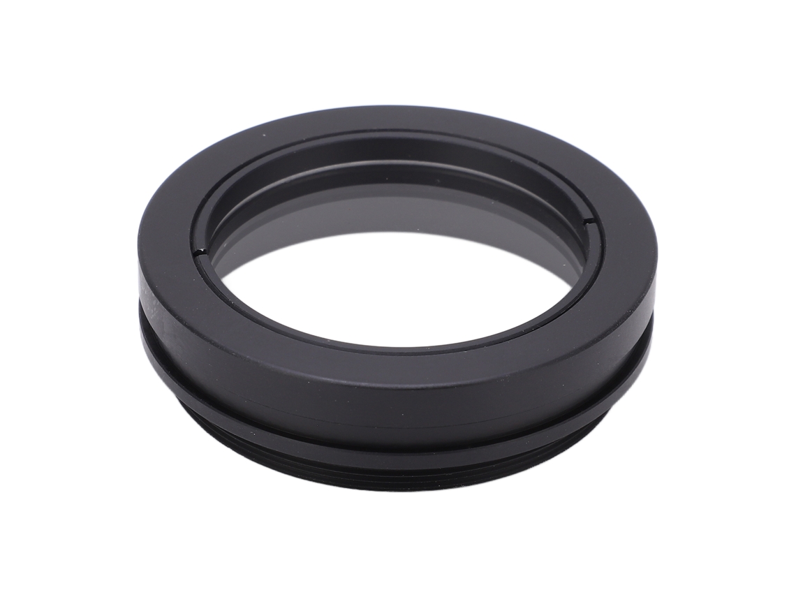 Lente Objetivo Auxiliar 1x Para Microscopio Estereoscópico Con Protección Contra Polvo Y Aceite M48