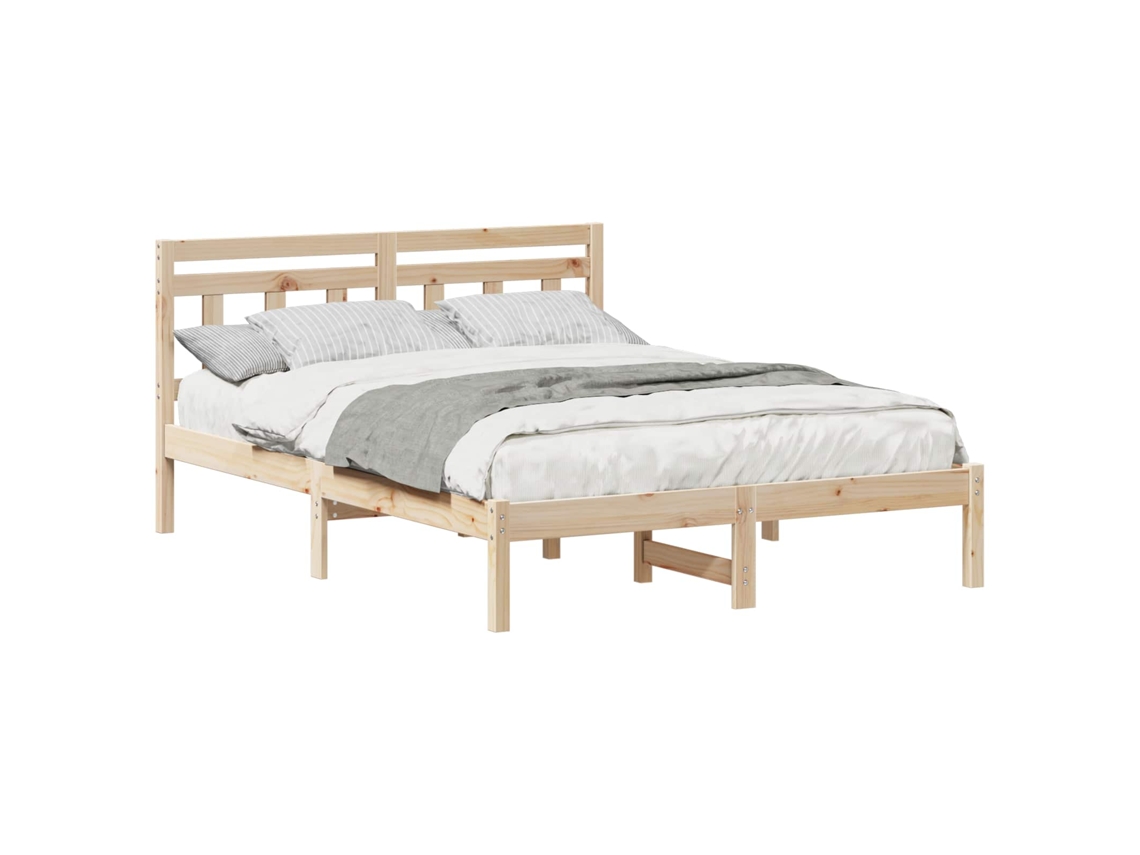 Maison Exclusive - Estructura De Cama Marrón 120 X 190 Cm Madera De Pino Macizo