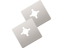 2 Placa Refuerzo Puerta Acero Inoxidable Piezas, Fácil