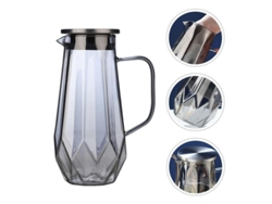 2026-16186-jarra De Vidrio Con Tapa 1.8l Para Agua Té Café Jugo Bebidas Frías Ducha Mesa Oficina Hogar