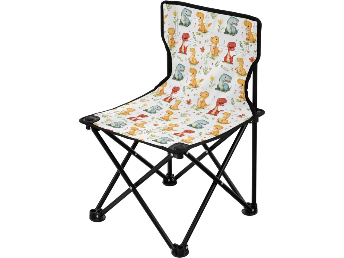 Silla de playa Alipis de hierro, tela y acero, ligera, portátil y plegable con patas para camping (sin marca).