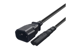 Cable Adaptador Iec De 3 Pines C14 Macho A C7 Hembra Para Pdu Ups, Azul, 2,0 M, Alta Calidad, 10 A, 250 V