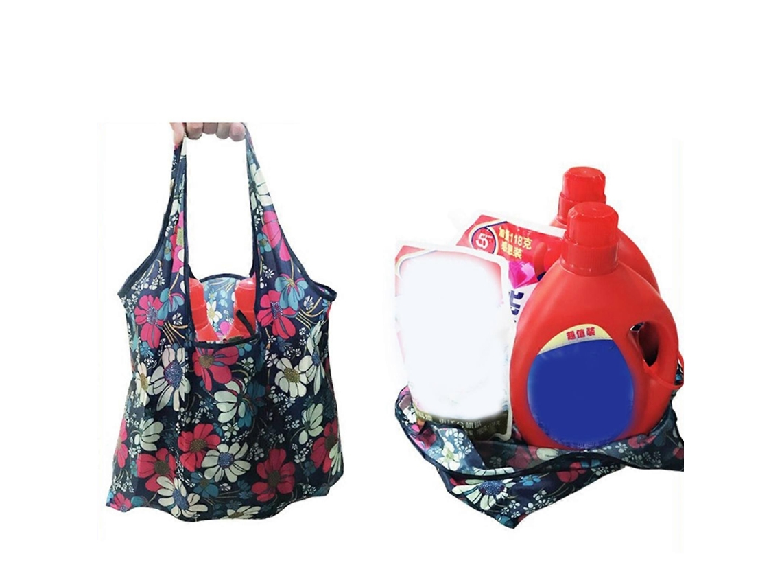 Bolsa de la compra plegable, moderna y funcional, fácil de transportar, con gran capacidad y versátil. GOKOCO