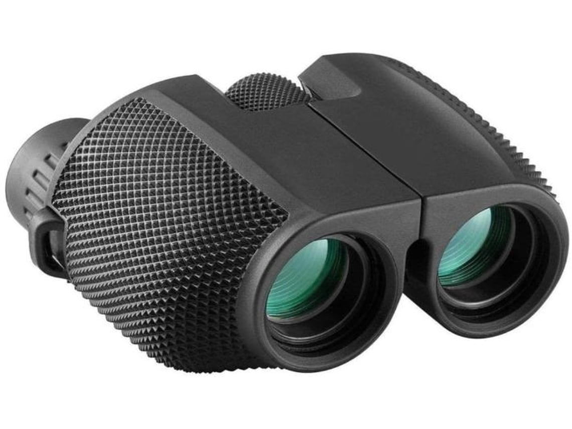 Binóculos Compactos Para Adultos Mini Binóculos À Prova Dágua 10x25 Com Dobrável Poderoso Preto Facpoet
