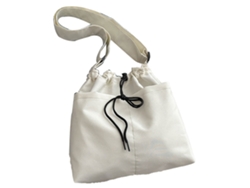 Bolso De Hombro Informal De Poliéster Para Mujer, Gran Capacidad, Ajustable, Ideal Para El Trabajo Y Los Viajes, Color Blanco.
