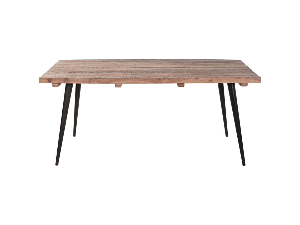 Mesa Comedor Madera Reciclada Hierro 180x90x76cm