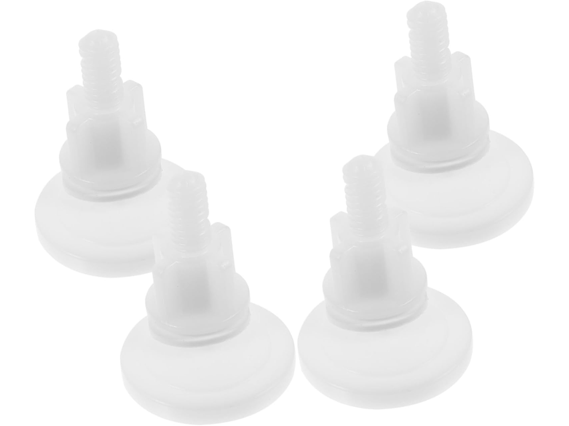 Juego de 4 tornillos para tapa de inodoro, accesorios de fijación y montaje para usar en B Gokoco