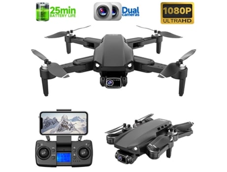 Drone L900Pro (1080P - Autonomía: 25 min - Negro )