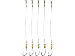 Juego De 5 Anzuelos Pesca, Líder Línea Anti-mordeduras Acero Inoxidable, Plataformas Anzuelos, Línea, Herra...