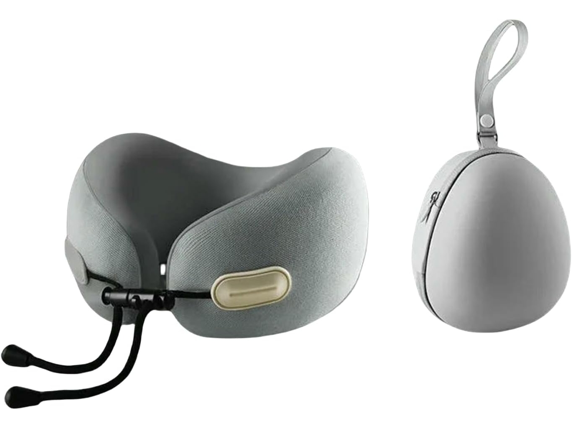 Almohada De Viaje Para El Cuello | Almohada Para El Cuello De Espuma Viscoelástica, En Forma De U, Diseñada Ergonómicamente Para Brindar Apoyo.