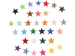 Juego De 33 Parches Bordados En Forma De Estrella Para Sombreros, Mochilas, Zapatos,