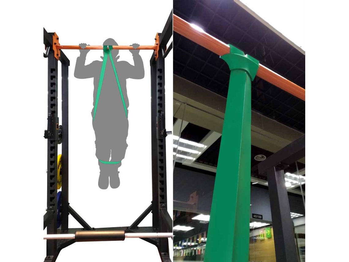 Banda De Resistencia En Forma De L De Látex Natural, 208 Cm, Para Entrenamiento De Fuerza, Yoga, Gimnasio En Casa, Con Bolsa De Transporte.