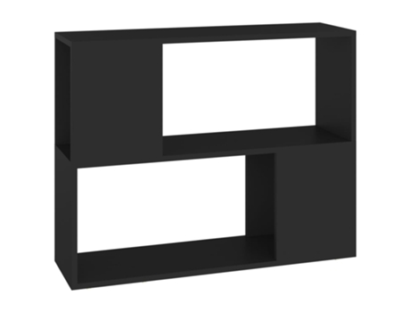 Maison Exclusive - Mueble para TV madera contrachapada negro 80x24x63 cm
