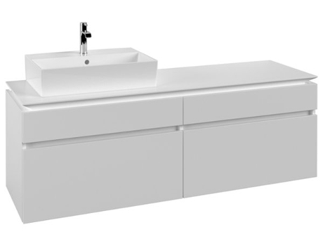 Módulo de lavabo Villeroy &amp Boch Legato B673 1600x550x500mm lavabo lado izquierdo