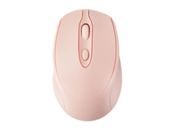 Ratón inalámbrico Bluetooth 2.4g de Digitallab, recargable, silencioso y de modo dual (rosa)