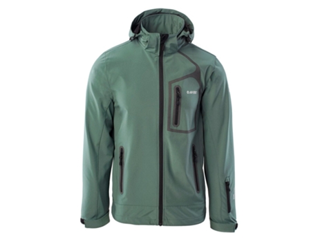 Casacos HI-TEC Jaqueta Nils Verde L Homem
