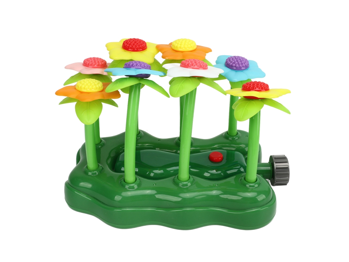 Juguete De Riego De Flores De Pétalos Eléctricos Con Luz Rotatoria 3 Modos Para Niños En Verano