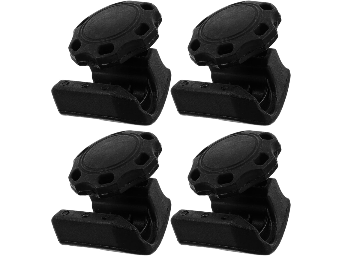 Juego De 4 Clips Y Tornillos Para Fijar Viseras A Cascos De Fútbol Americano, De Plástico...