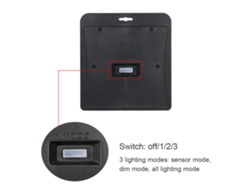 Rebe-1 Pieza Luz Solar Led Exterior Con Sensor De Movimiento Pir 30 Leds Impermeable Para Jardín Pared
