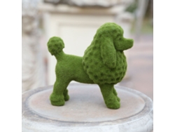 Estatua De Animal De Resina Flocada De Estilo Europeo, Figura De Jardín Con Musgo Simulado, Tipo C