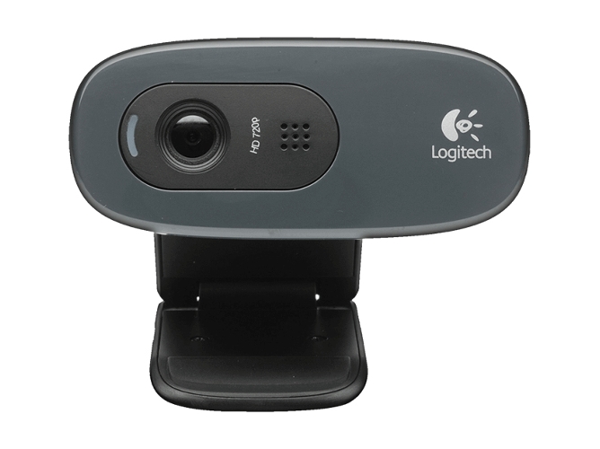 Webcam LOGITECH C270 3MP 1280 x 720pixels USB 2.0 Negro y Gris