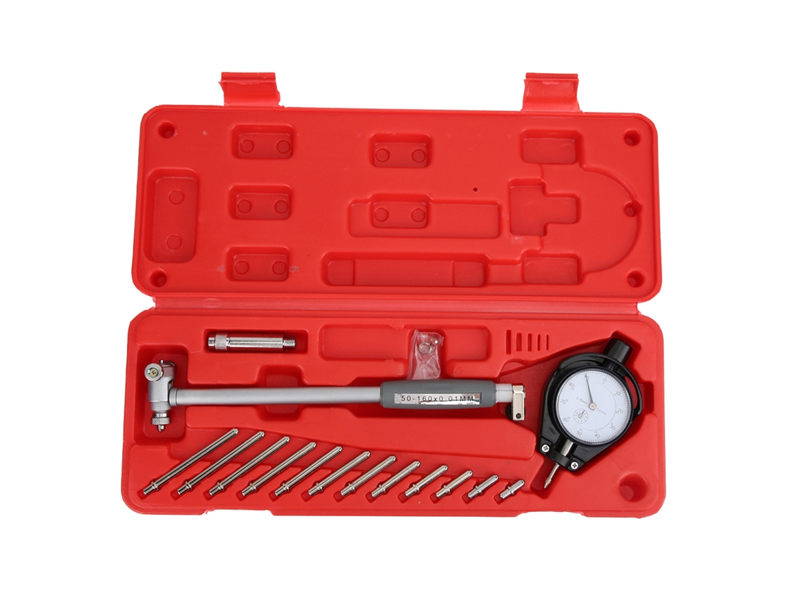 Calibrador De Diámetro Interno De 12 Cabezales, Rango De 50 A 160 Mm, Precisión De 0,01 Mm.