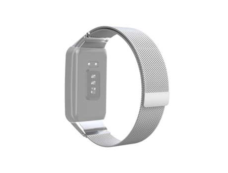 Correa de reloj inteligente para OPPO Watch Free NFC Milan Magnetic Metal (Plata)