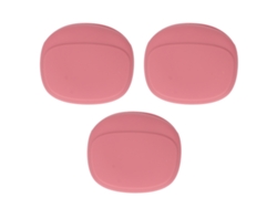 3 Fundas Portátiles De Silicona Para Auriculares Para Protección Y Almacenamiento - Rosa