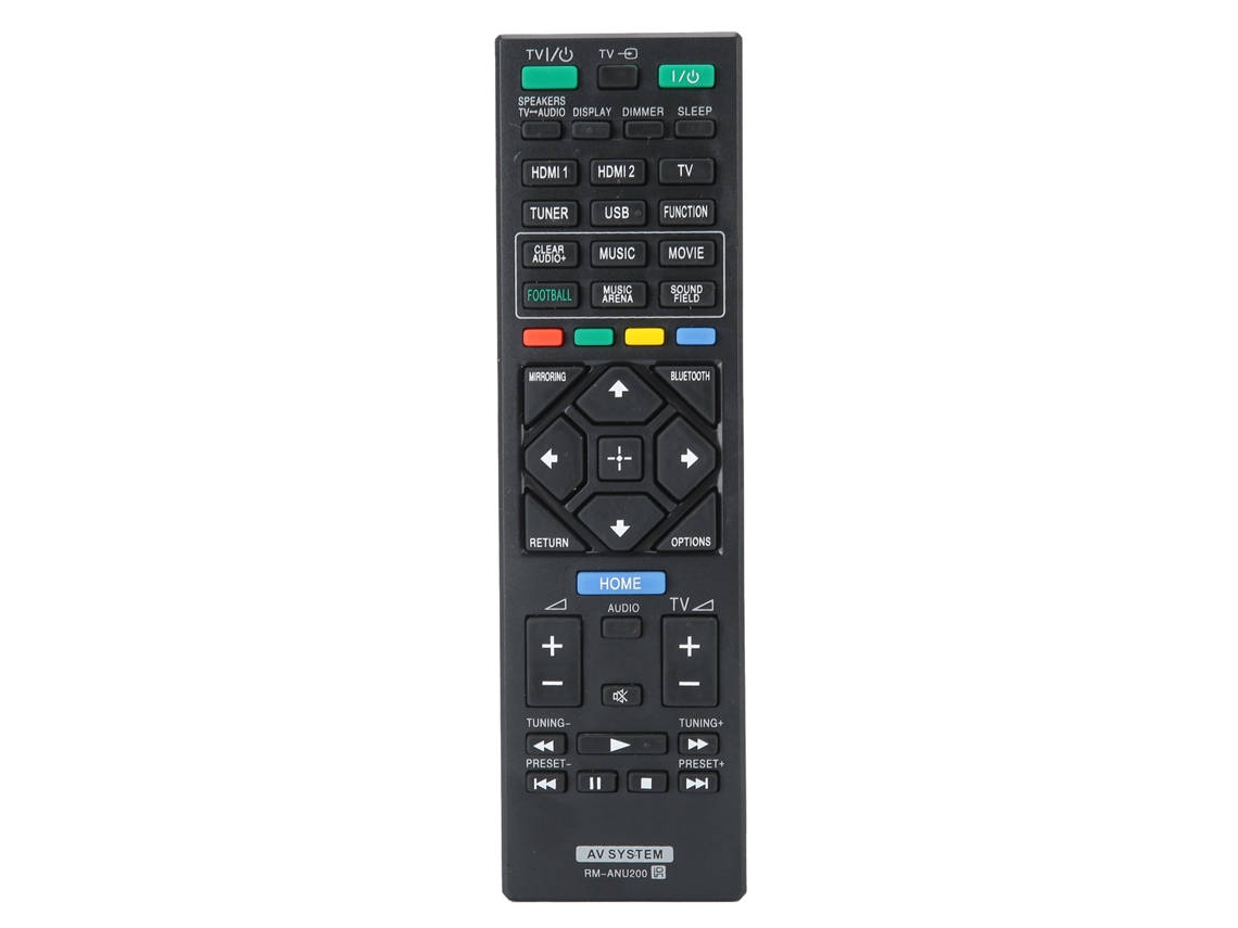 Controle Remoto Portátil Rmanu200 Para Sistema Av Sony Htiv300 Substituto