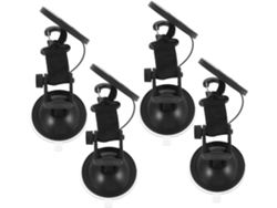 Ganchos Con Ventosa De 4 Piezas Para Acampar, Ventosas Fuertes, Agarre Seguro Para Actividades Al Aire Libre.
