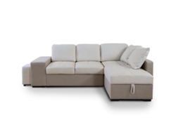 Sofa Cama Chaise Longue Stacy 250cm Beige, Chaise Derecho SALDOSYSTOCKS