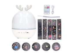 Proyector De Luz Nocturna Para Niños Con Estrellas Y Música, Luz Nocturna Ajustable Con Control Remoto, Ciervo Bonito Para Dormitorio