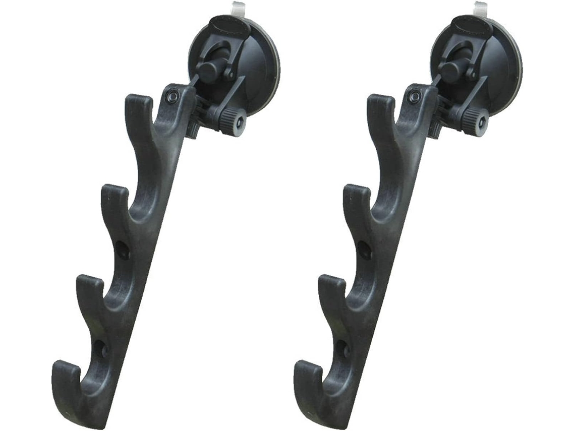 Soporte Para Cañas De Pescar Kizqyn, Portaequipajes Horizontal Ajustable Con Ventosas, Montaje Coche/camion...