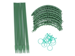 3 Juegos De Jaulas De Plástico De 25 Cm Para Soporte De Plantas - Accesorio De Horticultura Para Flores Y Tomates