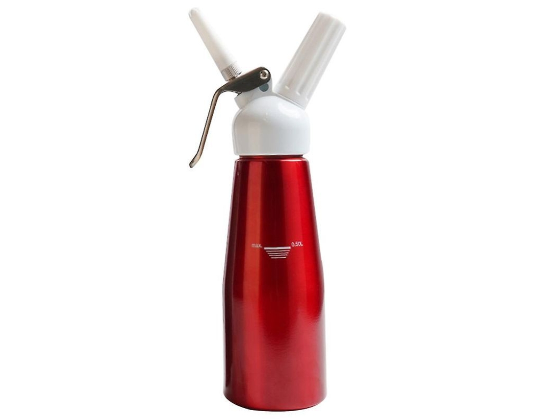 Dispensador De Crema 500ml, Sifón Profesional De Aluminio Con 3 Boquillas Para Crema Batida, Cremas Y Salsas