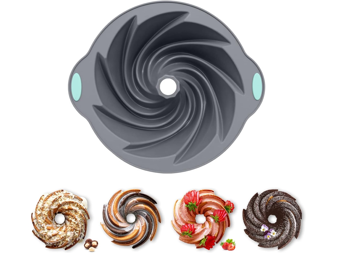 KOFIHETY Molde para pastel Charlotte de 20 cm con revestimiento antiadherente, material de calidad para cocinas domésticas, libre de BPA y no tóxico, silicona 