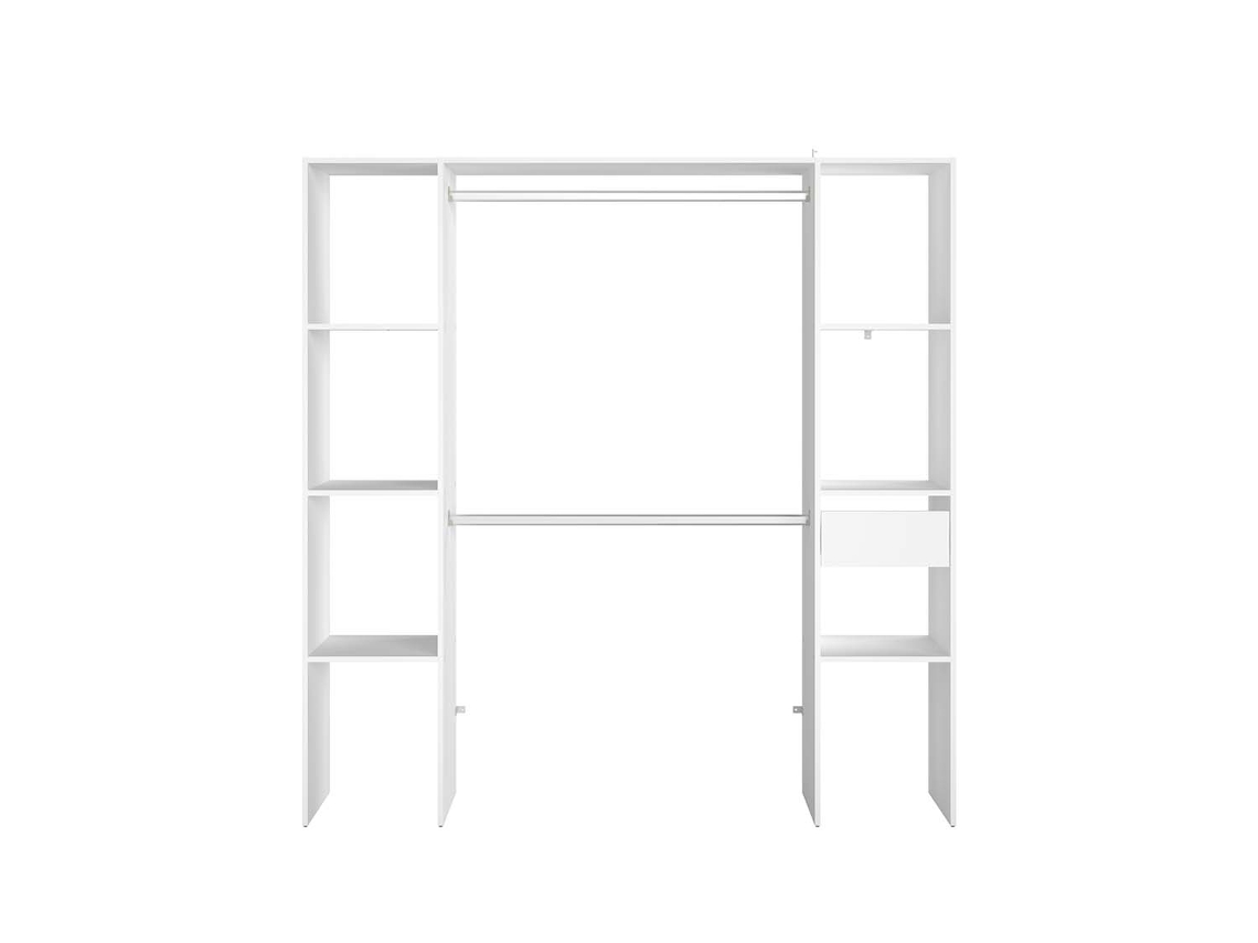 Guardarropa CONCEPT U Elysee (Blanco - Madera Aglomerada - 180x40x180 cm)