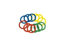 Juego de 12 anillos de lanzamiento de 15 cm Sporti France TU