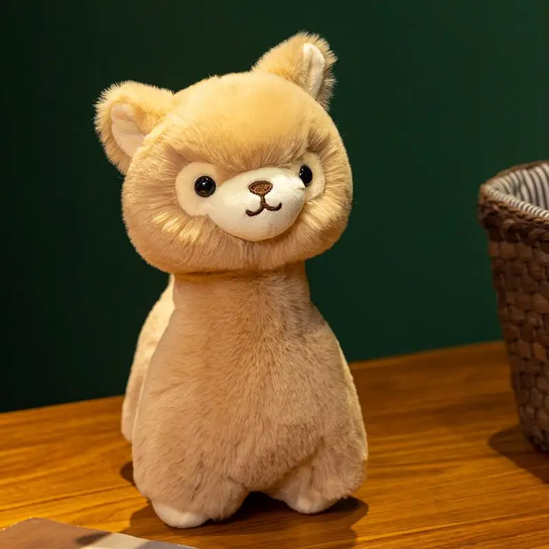 (marrón, 23 Cm) Peluche De Alpaca De Dibujos Animados, Suave Y Cómodo.