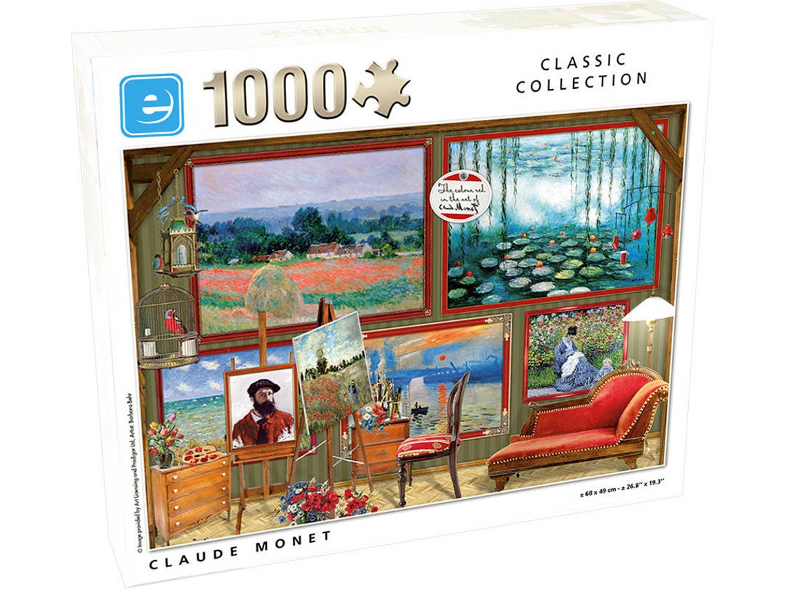 Puzzle EUROPRICE Claude Monet (Edad Mínima: 3 años - 1000 Piezas)