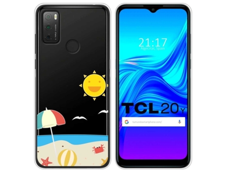 Carcasa TCL 20Y TUMUNDOSMARTPHONE Dibujos Transparente Multicolor