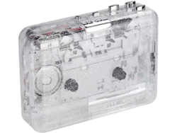 1 Reproductor De Casetes Con Carcasa Transparente, Sistema Plug And Play, Audio Digital Para Música.