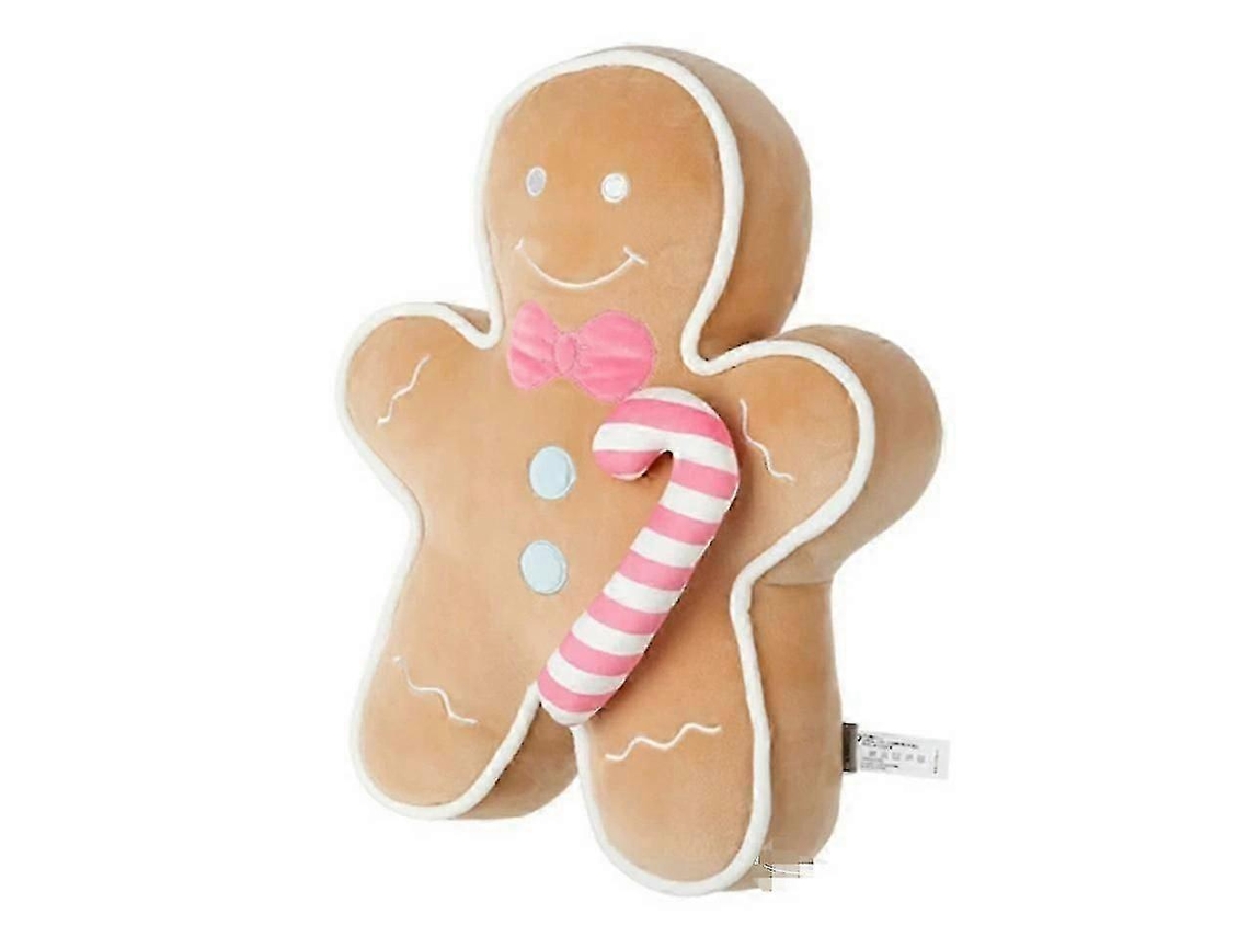 Hombrecito de jengibre navideño, árbol de Navidad, reno navideño, estrella navideña, almohada de peluche infantil, regalo para eventos Hengjian