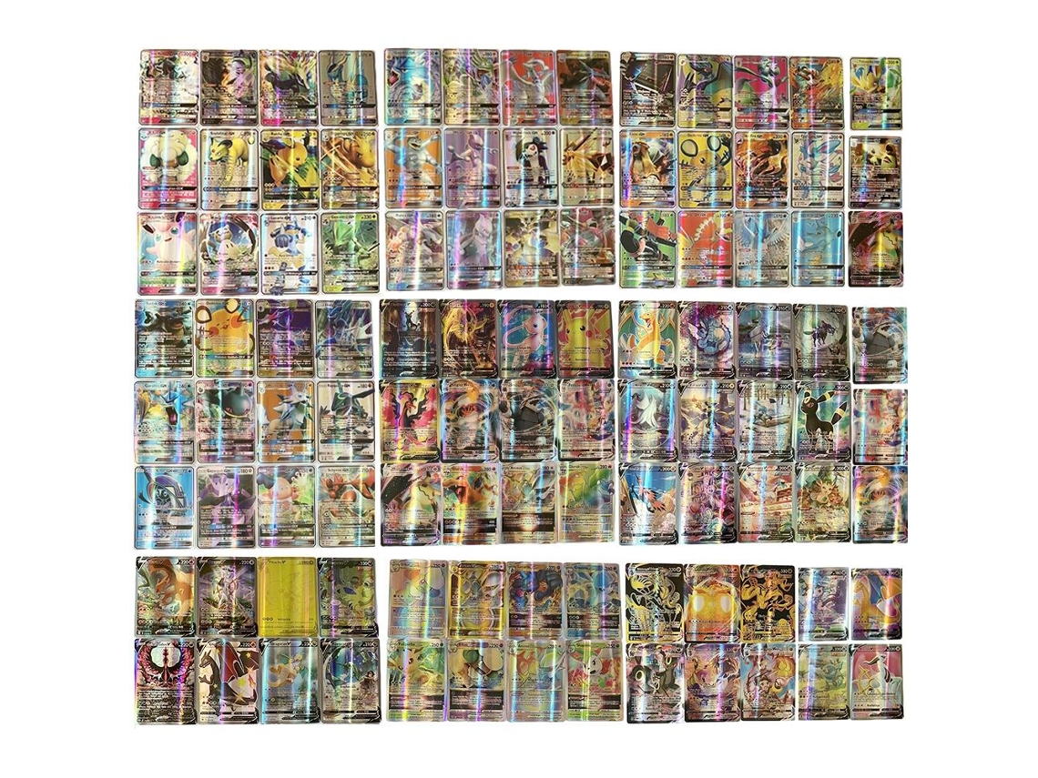 Juego De Cartas Coleccionables De Anime De 100 Piezas Para Niños, Con Materiales De Calidad.