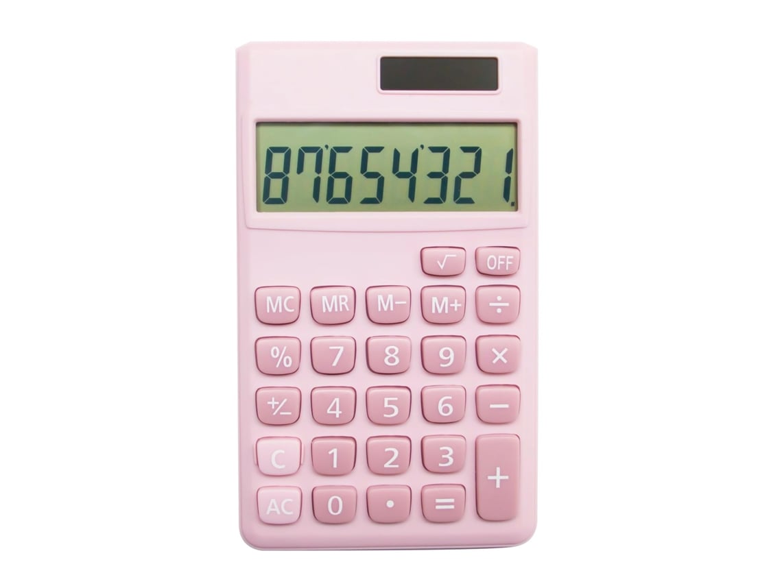 Calculadora numérica de escritorio básica Csyy Mini (rosa)