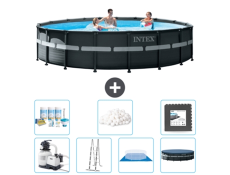 Piscina Tubular INTEX 26330GN-CB43 (26423 L - 549x132cm)