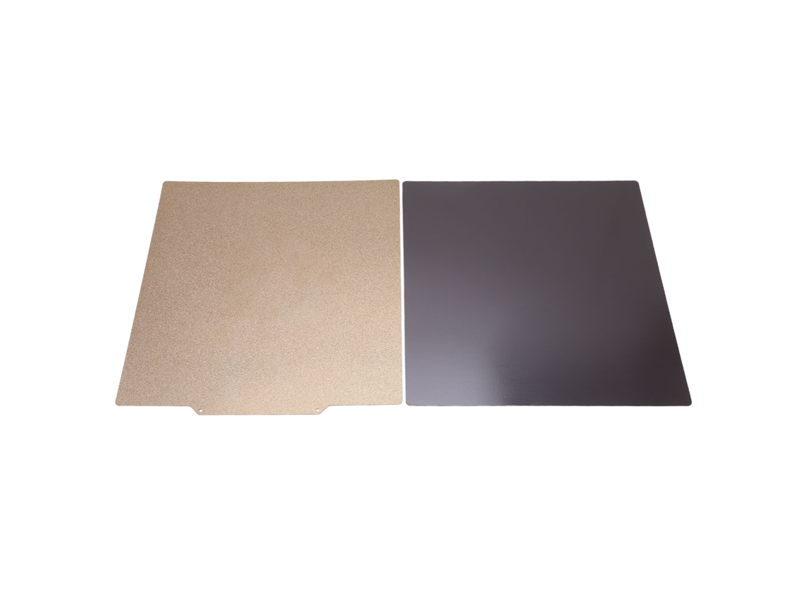 Plataforma de acero flexible con revestimiento PEI y base magnética de 310x310 mm para impresora 3D, 50-70 ℃ (sin marca)